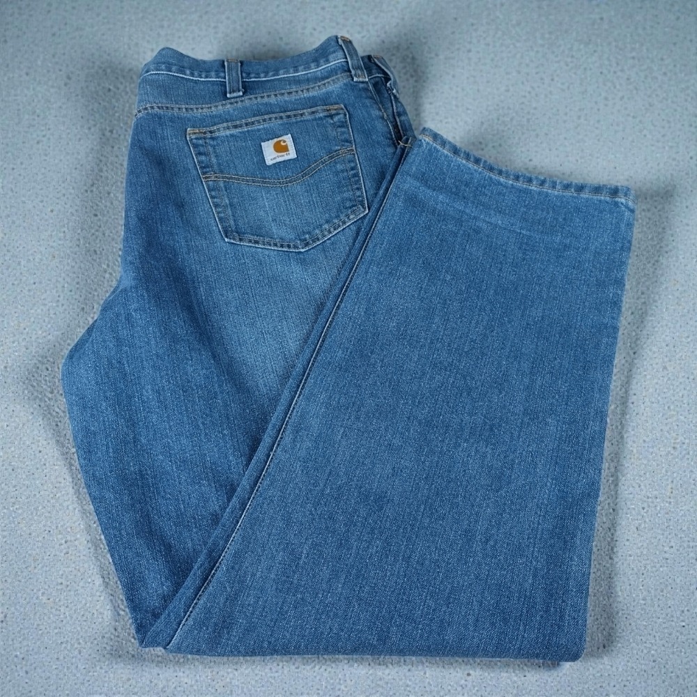 Carhartt Men's Size 42x32 Regular Fit Denim Jeans